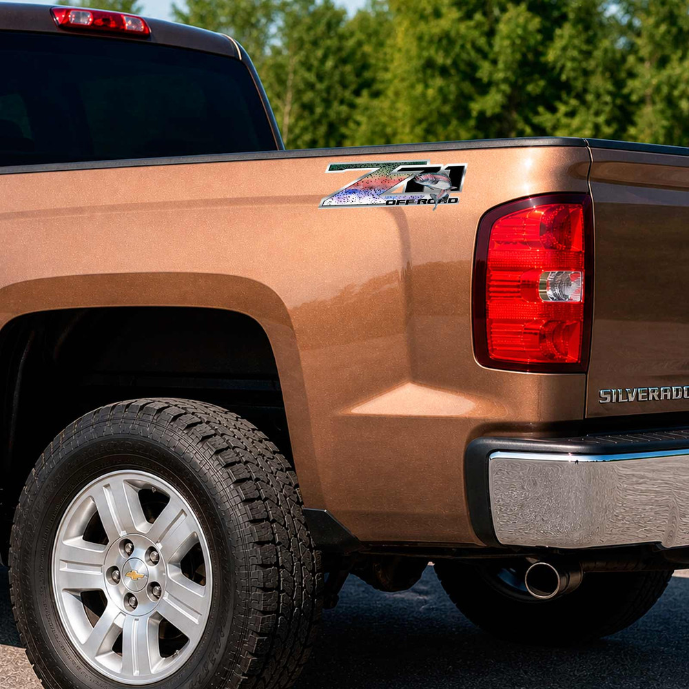 Z71 Rainbow Trout Truck Decals