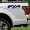 Blue FX4 Carbon Fiber Truck Decals