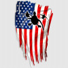 Distressed American Flag Duck Hunting Decal