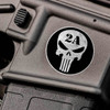 2nd Amendment Punisher Skull Gun Decal