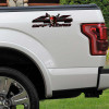 4x4 Ford F-150 Pirate Skull Jolly Roger Truck Decal Set