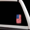 Patriotic American Grunge Flag Decal