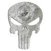 2 pack USMC Marine Punisher Skull Stone Sticker