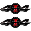 Black Widow Spider Dodge 4x4 Truck Decal Set