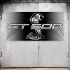 Shelby GT 500 Snake Mustang Carbon Fiber Fade Banner