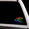 South Africa Flag Tattered Distressed Decal Set