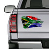 South Africa Flag Tattered Distressed Decal Set