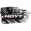 Hoyt Archery Hunting Distressed American Flag Decal