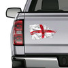 Flag Of England Distressed Decal Set