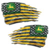 John Deere American Distressed Flag Decal Set