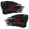 TRX Hellcat Ram Tattered Flag Decal Set