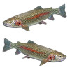 Rainbow Trout Creek Fishing Decal Set