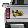 Pittsburgh Pirates Tattered American Flag Decal Set