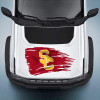 Southern California USC Tattered Flag Decal Set