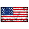 American Flag Grunge USA Vinyl Decal