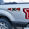 4x4 Red Black Ford Truck Decal Set
