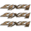 4x4 Blades Grass Camouflage Duck Hunting Truck Decal Set