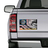 American Military Veteran Flag  Vinyl USA Service Decal