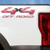 4x4 F-250 Pink Camouflage Girl Truck Decal Set