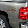 4x4 Silverado Camouflage Deer Truck Decal Set