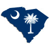 South Carolina Palm Tree State Decal Sticker