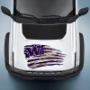 Washington Huskies Tattered Flag Decal Set