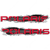 Polaris Ripped Metal ATV UTV Racing Decal Set