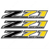 Z71 Silverado Off Road Simulated Chrome Truck Decals