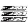 Z71 Silverado Off Road Simulated Chrome Truck Decals