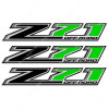 Z71 Silverado Off Road Simulated Chrome Truck Decals