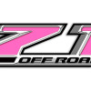 Z71 Silverado Off Road Simulated Chrome Truck Decals