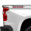 Trail Boss Red Chrome Silverado Truck Decal Set