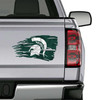 Michigan State Spartans Distressed Flag Decal Set Michigan State Spartans Distressed Flag Decal Set