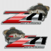 Flipping Bass Red Z71 Sticker Set Flipping Bass Red Z71 Sticker Set