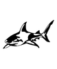 Shark Stalker Ocean Beach Sticker Shark Stalker Ocean Beach Sticker