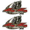 4x4 Grizzly Bear Camouflage Decal Set