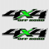 4x4 Silverado Green Chevy Truck Decals