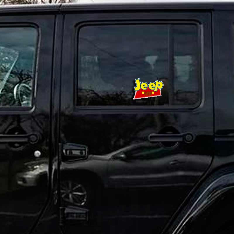 Toy Story Jeep Cartoon 4x4 Decal