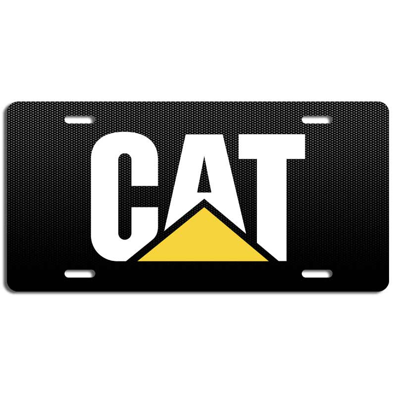 Novelty CAT Caterpillar License Plate