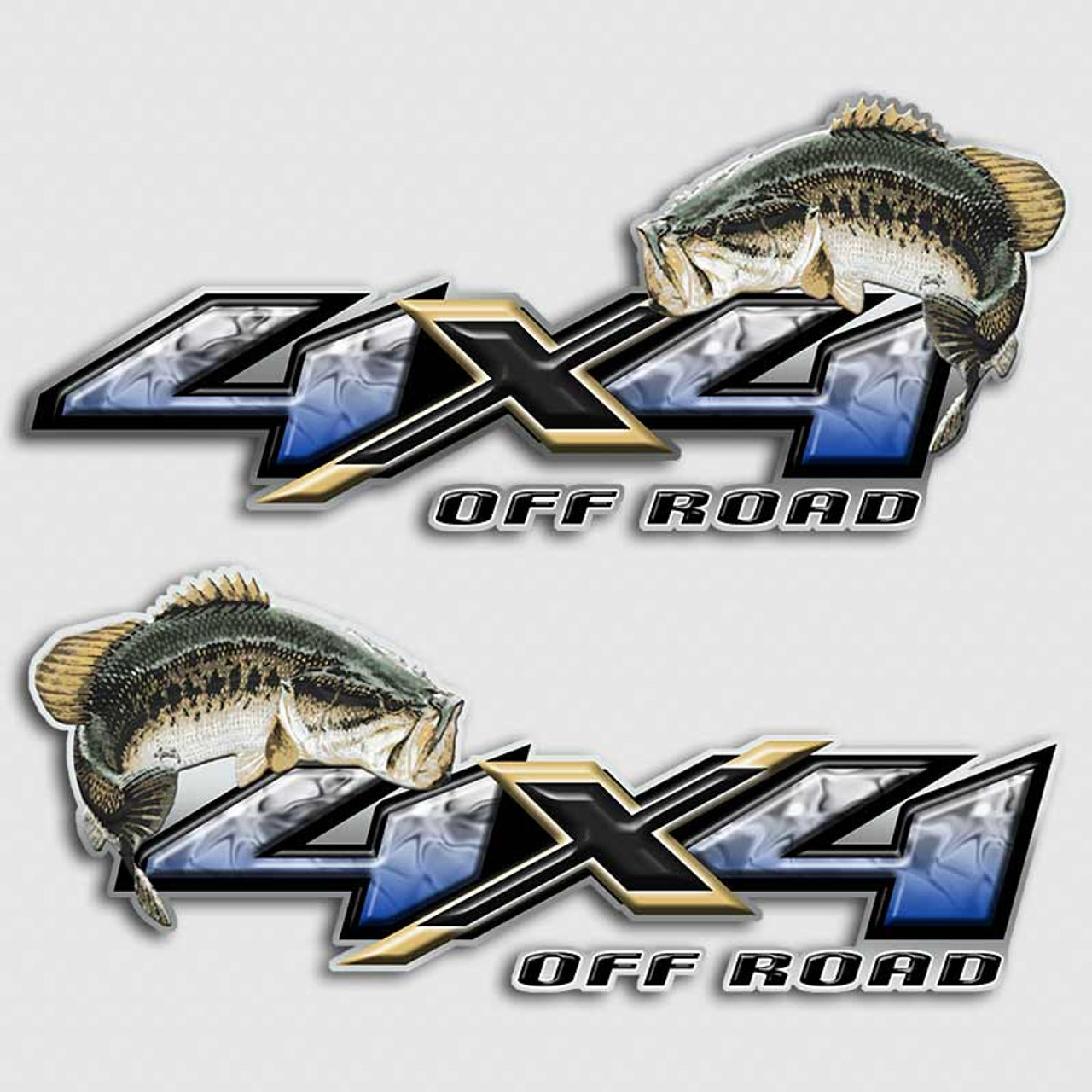 Bass Fishing 4x4 Truck Decals | Off 
