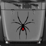 Black Widow Hourglass Spider Decal