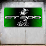 Shelby GT 500 Snake Mustang Carbon Fiber Fade Banner