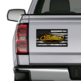 Subdued Mathews Archery Grunge Flag Decal