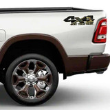 4x4 Dont Tread On Me Rattlesnake Ram Decal Set