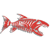 Fishing Skeleton Fish Marine Decal