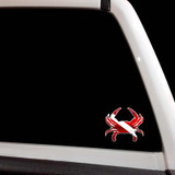Dive Flag Crab Beach Ocean Diving Diver Decal