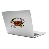 Maryland Flag Crab Decal