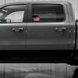 American Flag Grunge USA Vinyl Decal