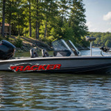 Tracker Boats Ripped Metal Fishing Decal Set
