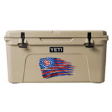 Chicago Cubs Baseball Distressed Flag Decal Set